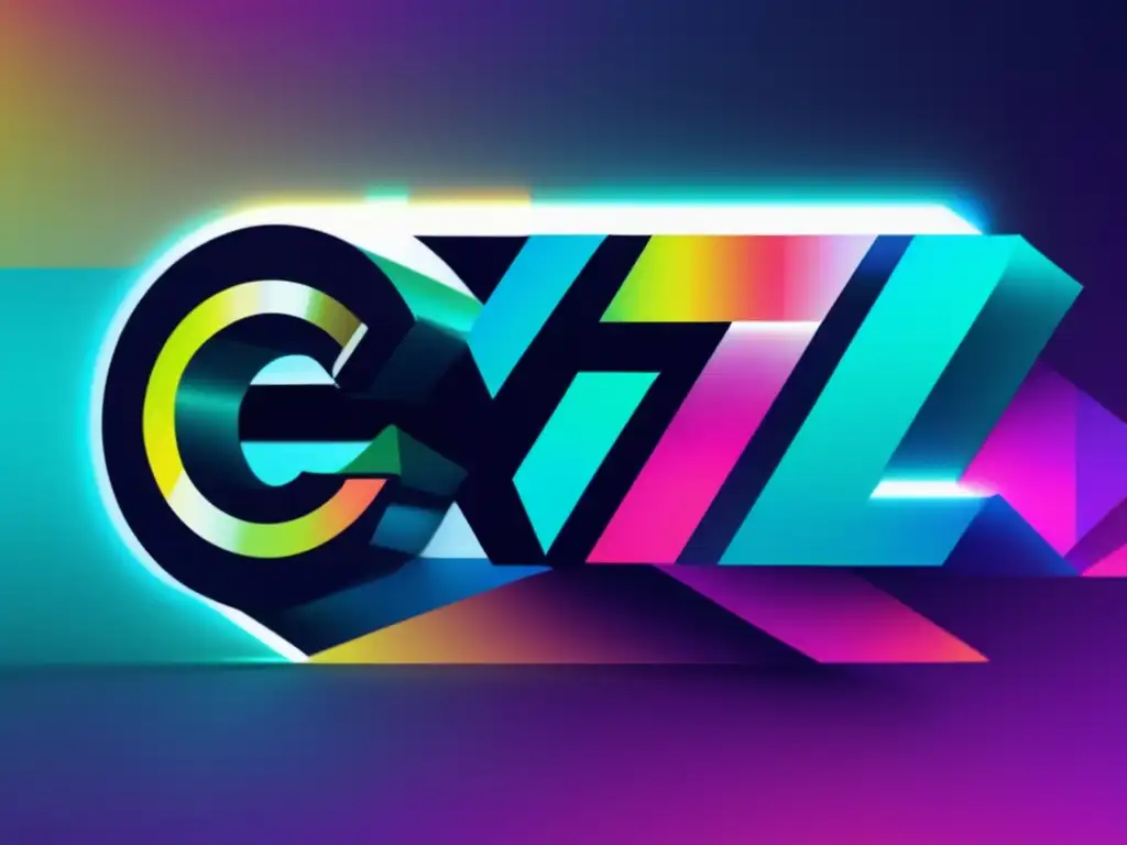 Logos distorsionados con glitches: riesgos corporativos Arte glítch con logos de