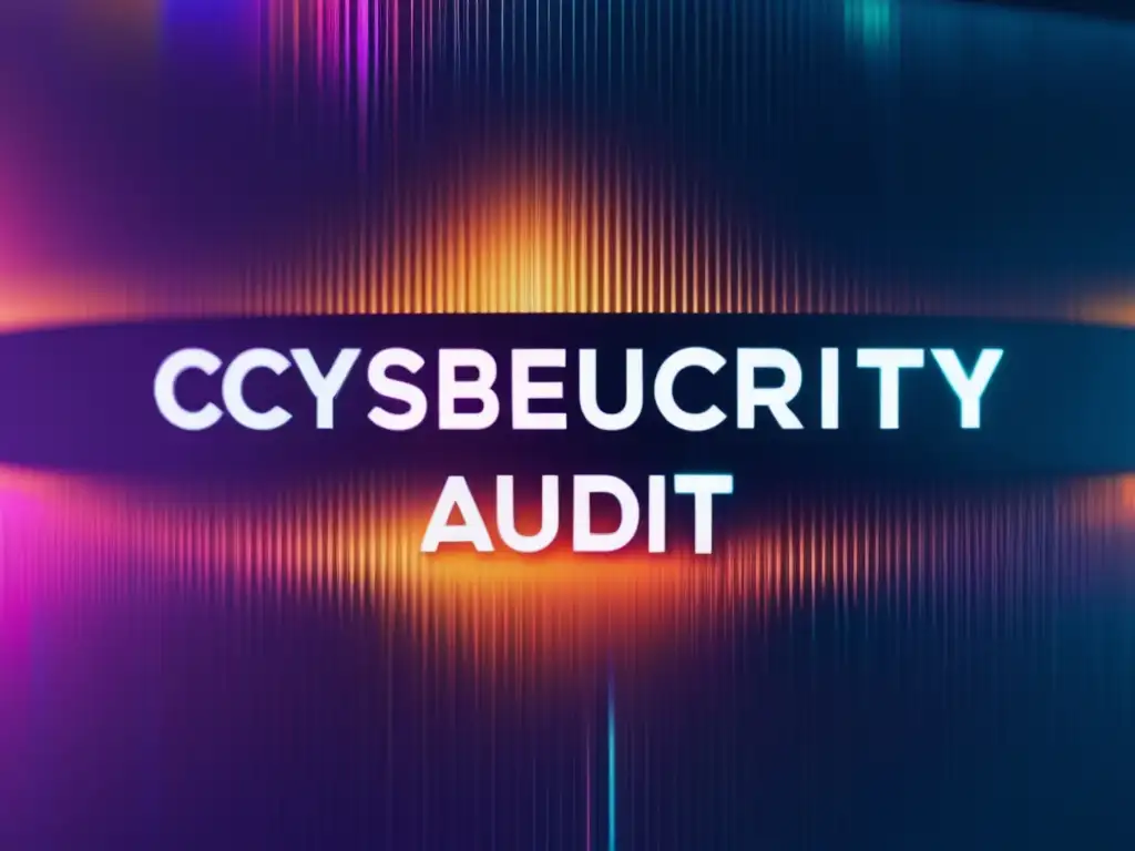 Auditorías de ciberseguridad esenciales - Glitch Art Cybersecurity Audit