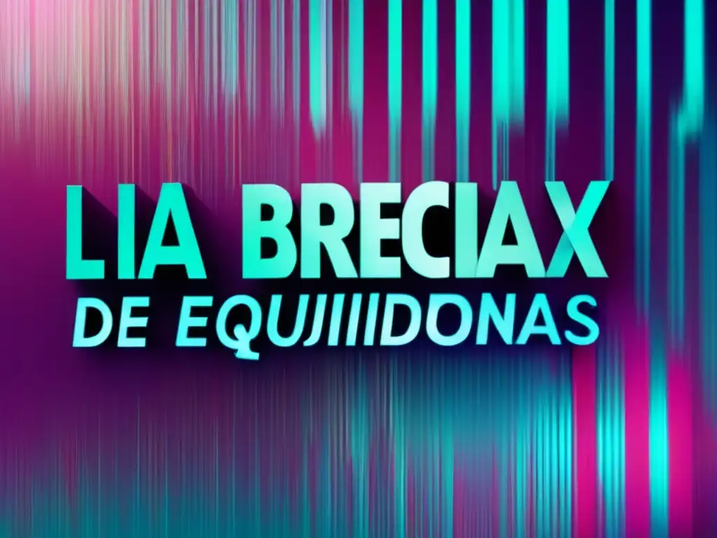 Brecha seguridad Equifax: Consecuencias en imagen glitch art 8k