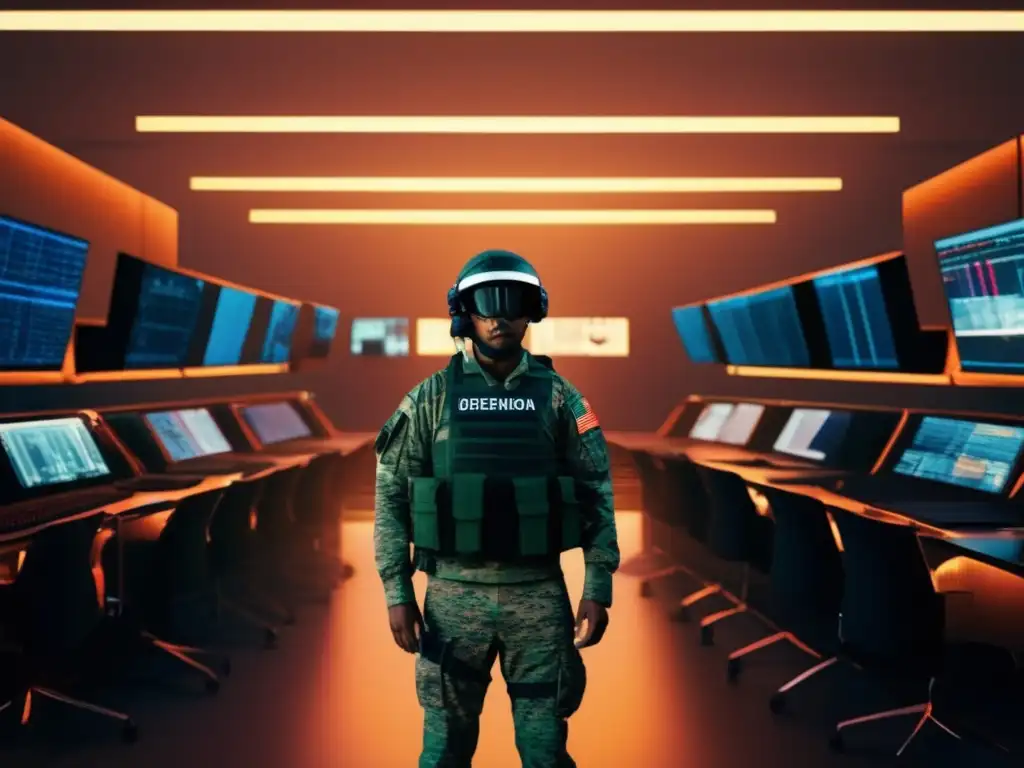 Ciberdefensa contra ISIS: Desmantelando propaganda en línea - Imagen de arte glitch 8k