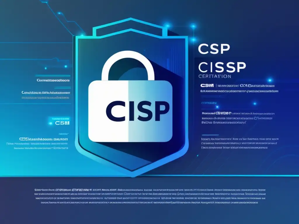 Comparativa certificaciones líderes seguridad - Contrastes entre CISM y CISSP con estilo glitch y elementos de seguridad y tecnología