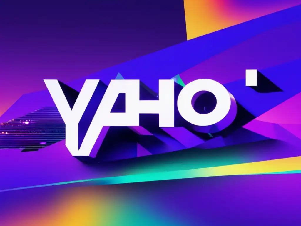 Consecuencias brecha datos Yahoo: Imagen glitch 8k muestra caos digital y preocupación por privacidad online