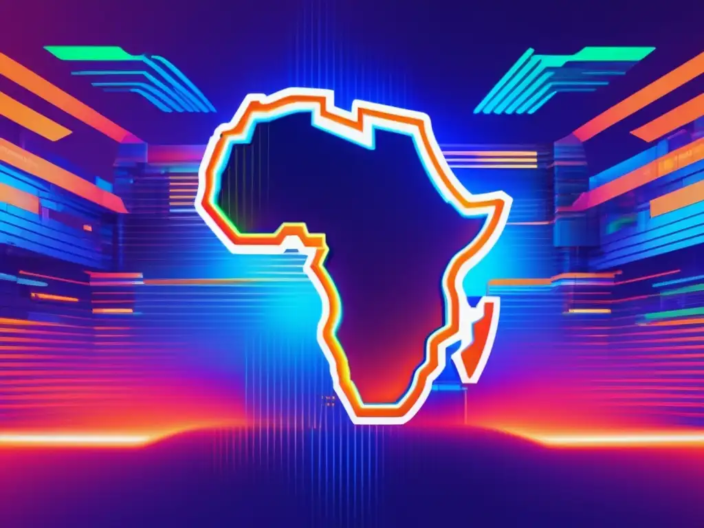 Glitch art de la estrategia de ciberseguridad en África: Marco Unificado de Ciberseguridad en África