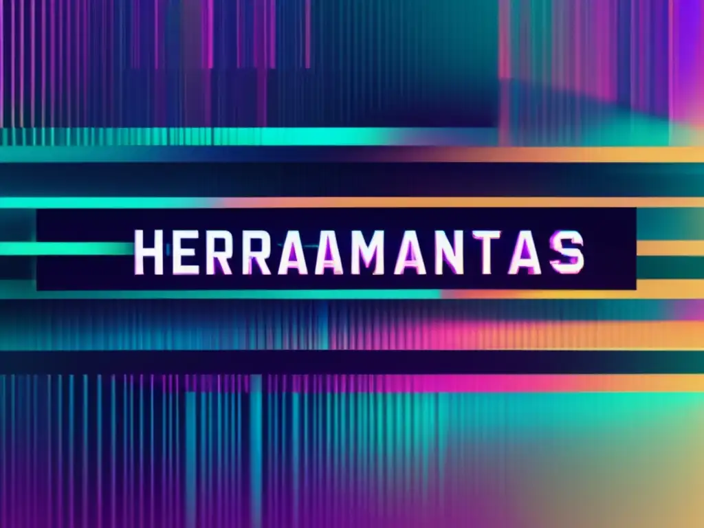 Herramientas antispyware eficaces - Imagen ultradetallada en 8K estilo Glitch Art