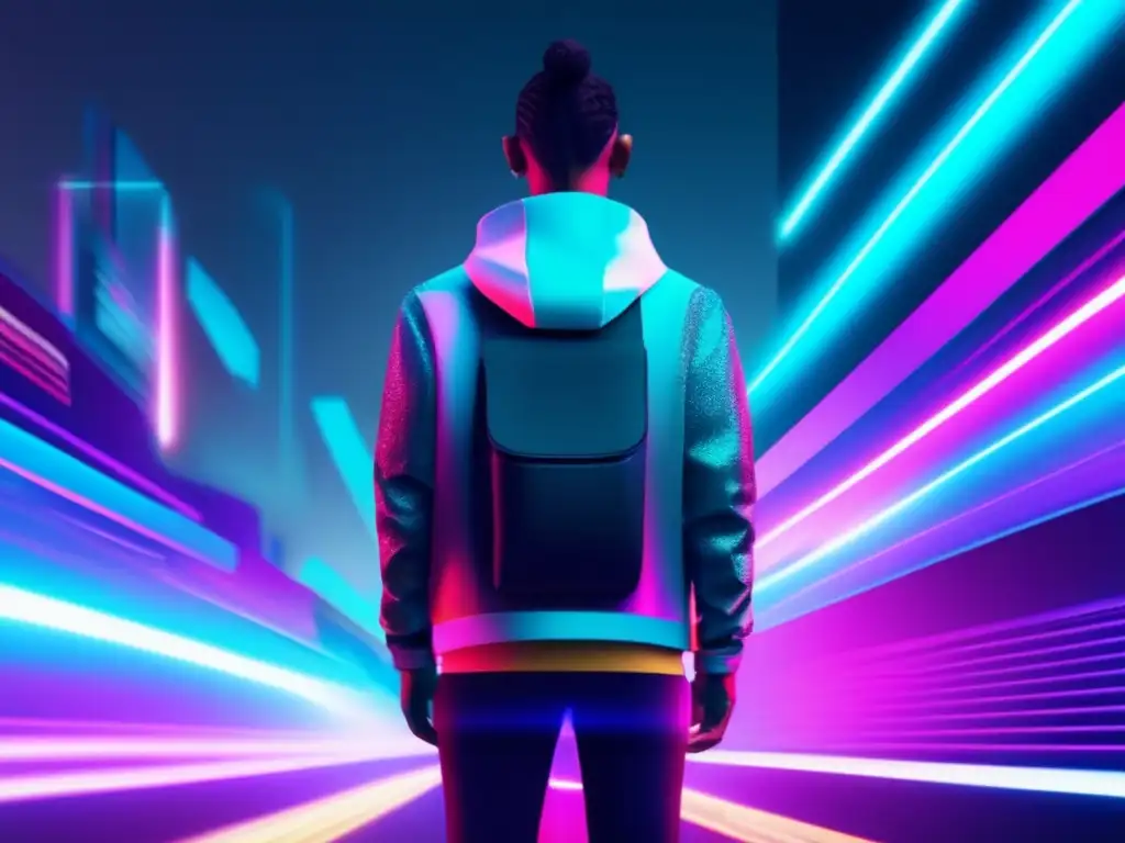 Imagen de Glitch Art para artículo Imagen artística de Glitch con protección de wearables ante amenazas