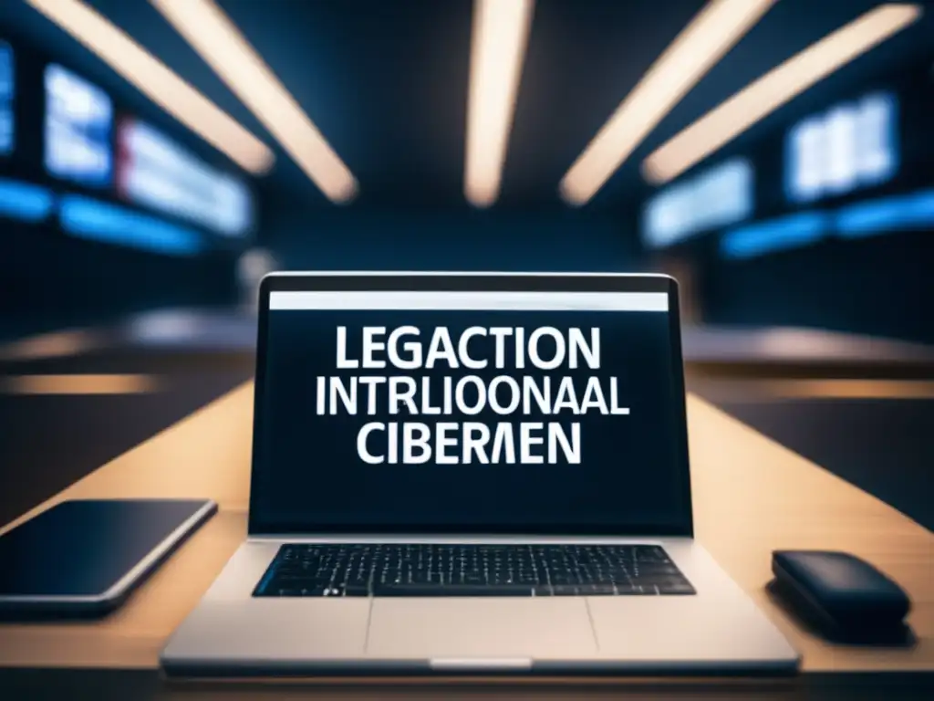 Legislación internacional sobre cibercrimen: Tratados, acuerdos y normativas nacionales en un impactante arte glitch