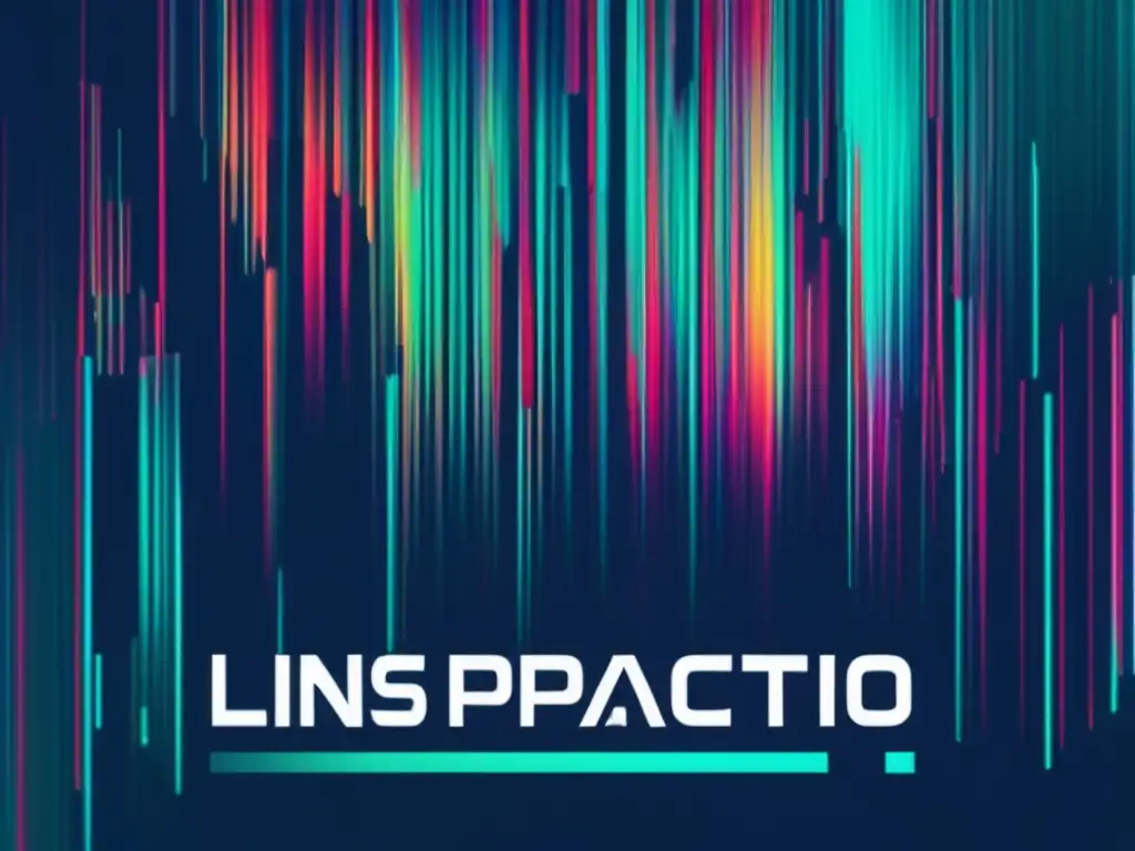 Linux: Impacto en ciberseguridad - Glitch Art de logo vibrante y distorsionado