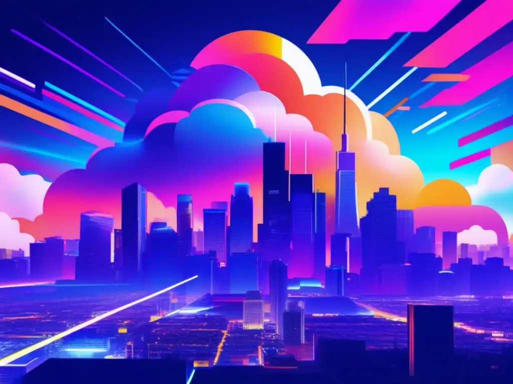 The image showcases futuristic cityscape, emphasizing the importance of 