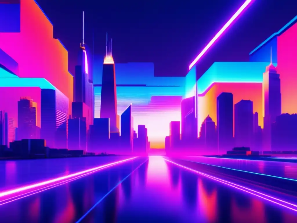 Paisaje digital glitchado 8k: Ciberdelincuencia, evolución y amenazas