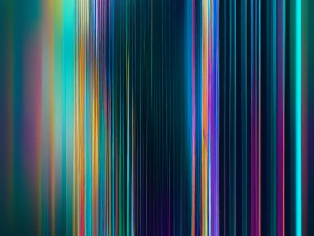 Rastreadores en línea: proteger privacidad digital - Imagen de arte Glitch 8k