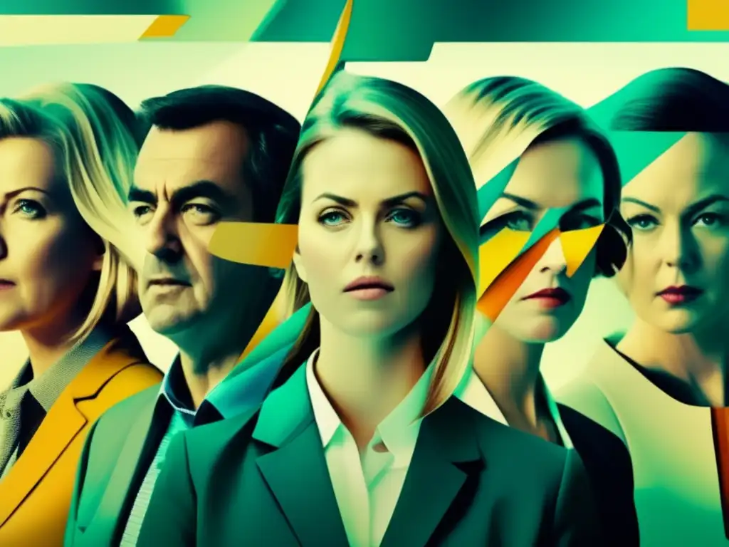 Glitch art surrealista de padres y profesionales en grupo - Buenas prácticas seguridad grupos Facebook