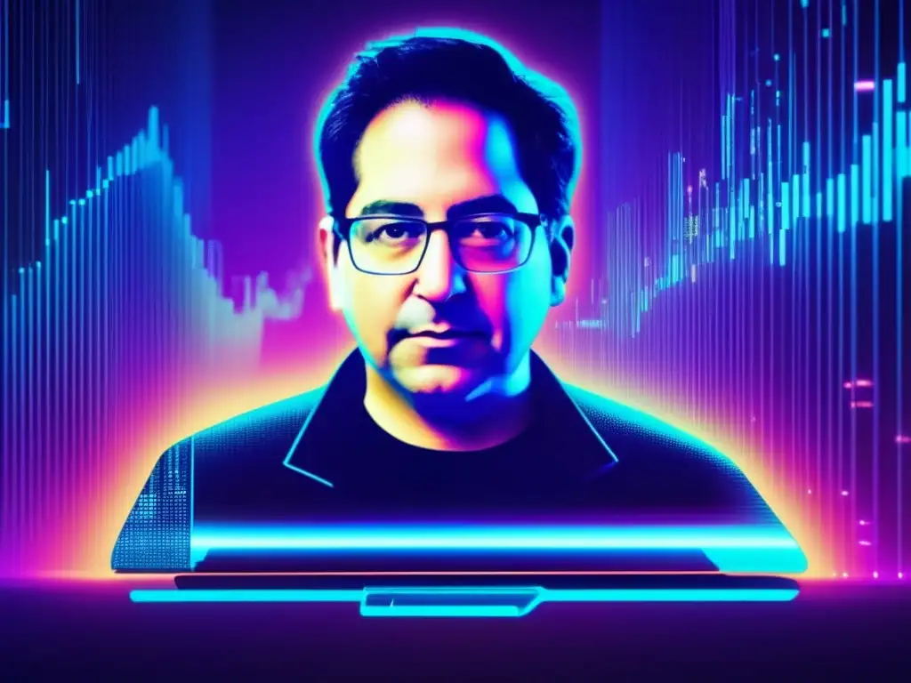 Un 8K ultradetallado con estilo glitch muestra la evolución de Kevin Mitnick de hacker buscado a gurú de ciberseguridad